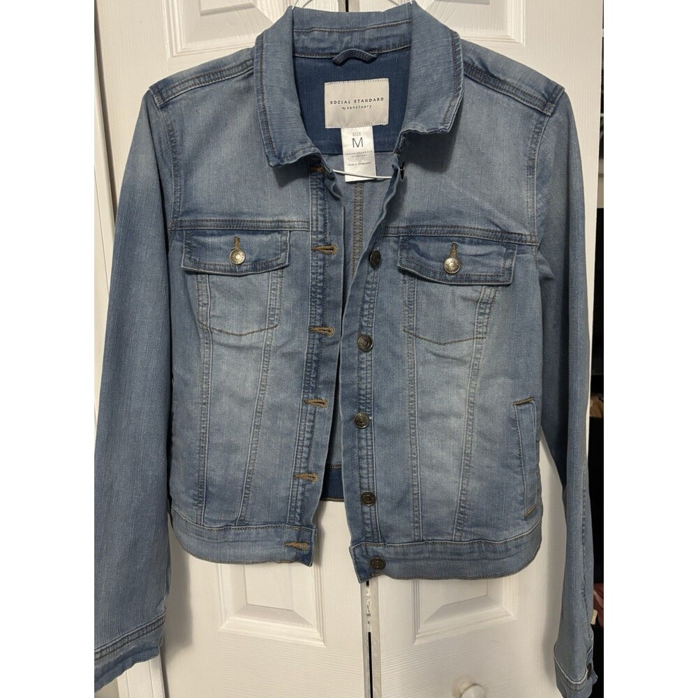 Women’s Denim Jacket ~ Social Standard By Sanctuary ~ Size Medium